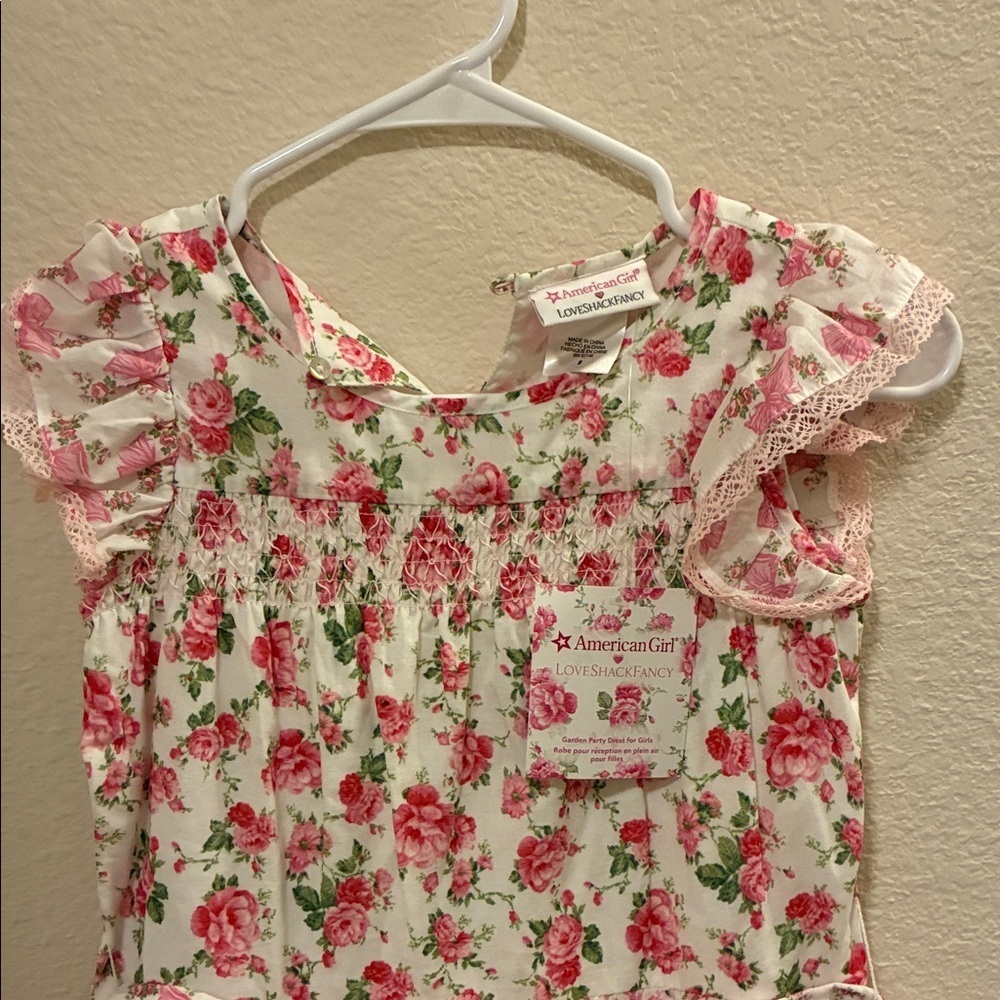 LoveShackFancy Pink Floral Kids Formal Dress NEW 🆕 - Picture 5 of 7